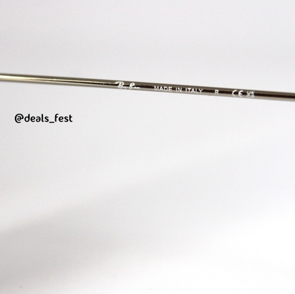 Model Display RayBan Aviator Silver RB3025 Mirror - Picture 11 of 17